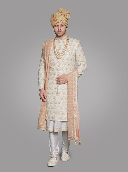 Off White Sherwani | TULA