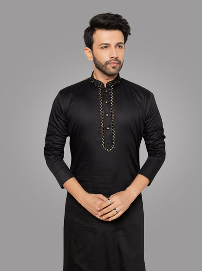 Black Kurta Pajama | TULA