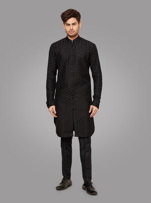 Black Kurta Pajama | TULA