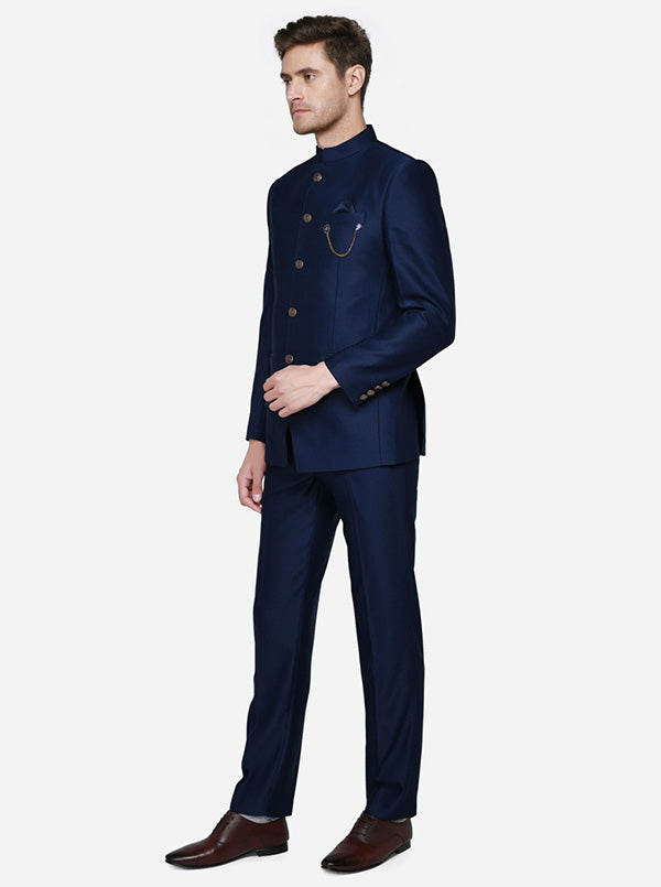 Navy blue outlet jodhpuri suit