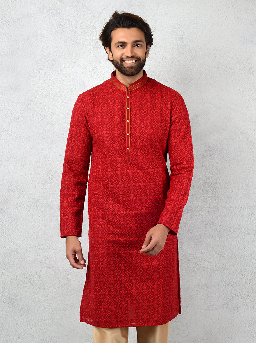 Hand-crafted Green Banarasi Silk Nehru Modi Jacket with Kurta-Pajama S –  Desioz
