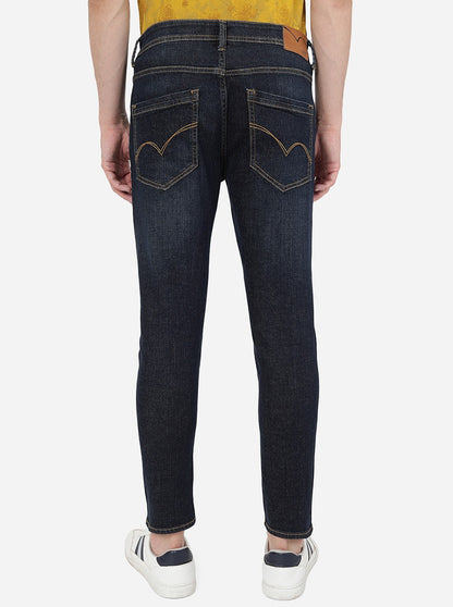 Dark Indigo Washed Rider Fit Jeans | JadeBlue