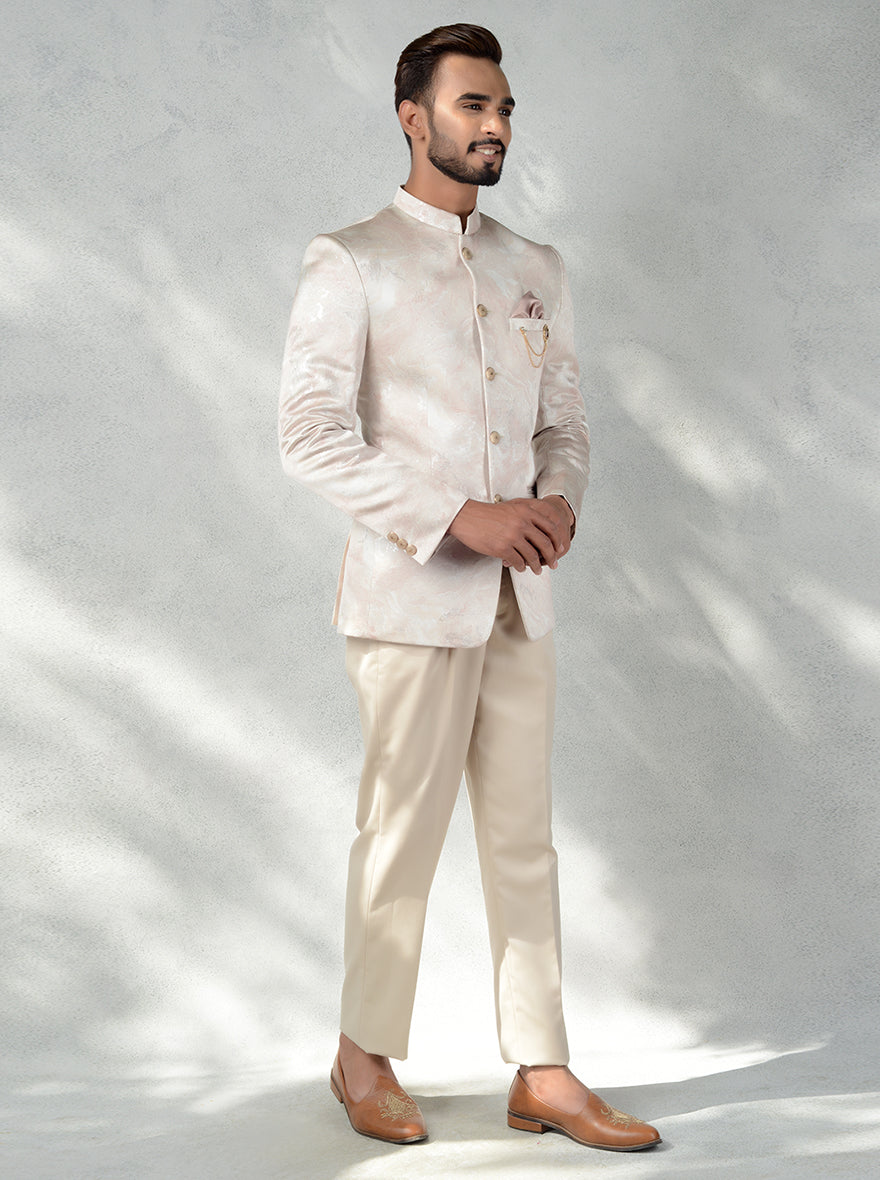 Beige jodhpuri outlet suit