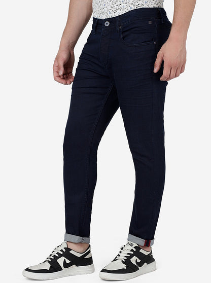 Ink Blue Washed Rider Fit Jeans | JadeBlue