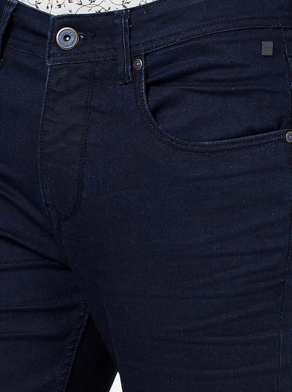 Ink Blue Washed Rider Fit Jeans | JadeBlue