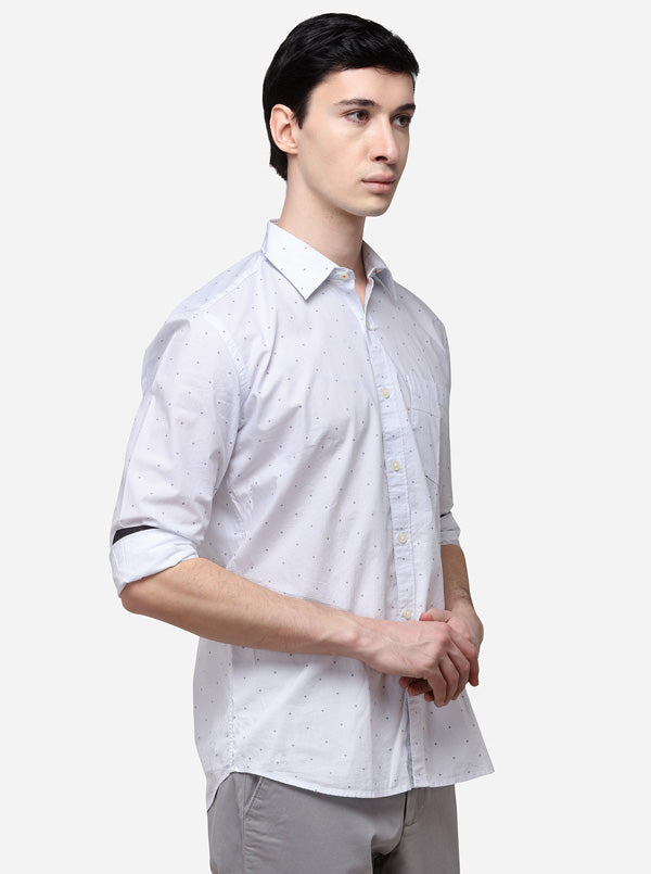 Sky Smart Fit Printed Casual Shirt | Greenfibre