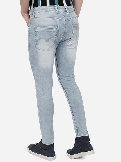 Ice Blue Washed Rider Fit Jeans | JadeBlue
