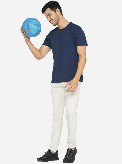 Grey Solid Slim Fit Track Pant | JadeBlue