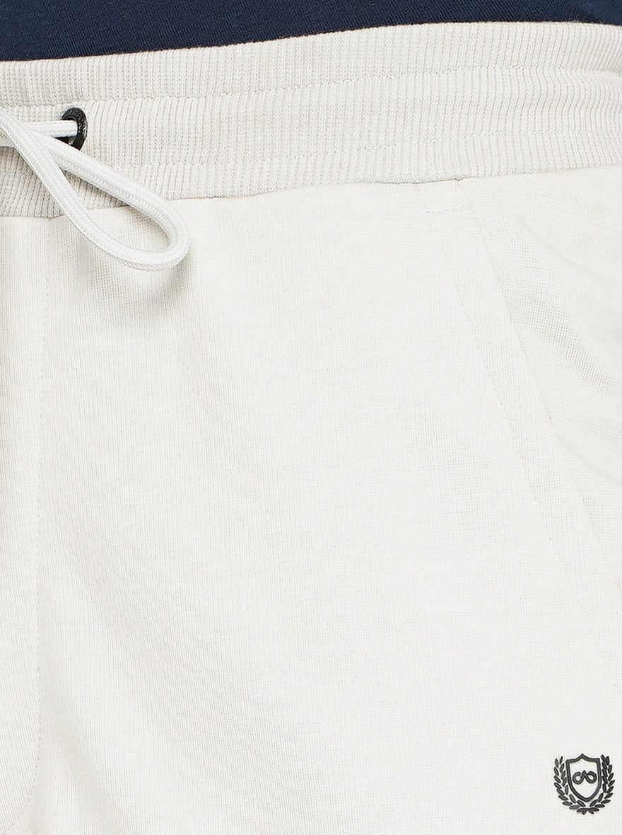 Grey Solid Slim Fit Track Pant | JadeBlue