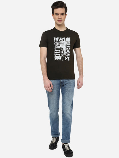 Buy Printed Slim Fit T-Shirt