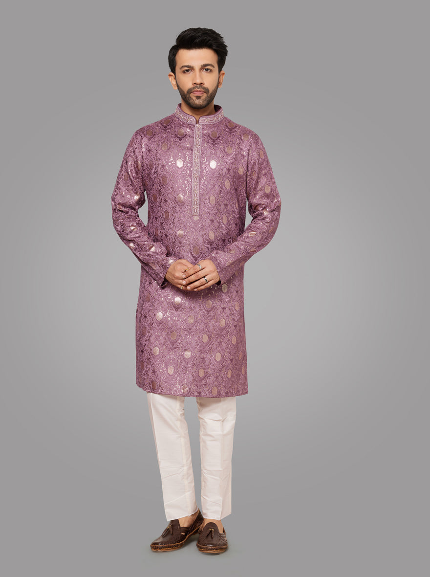 Onion Pink Kurta Pajama | TULA