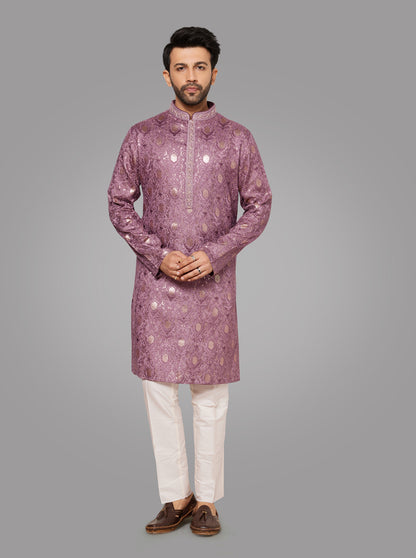 Onion Pink Kurta Pajama | TULA