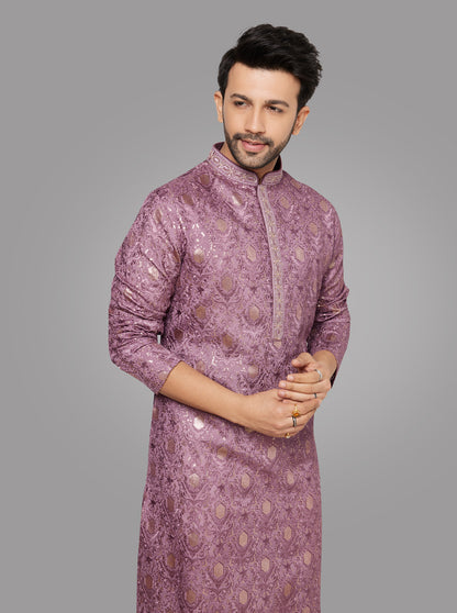 Onion Pink Kurta Pajama | TULA