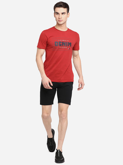 Black Solid Regular Fit Shorts | JadeBlue