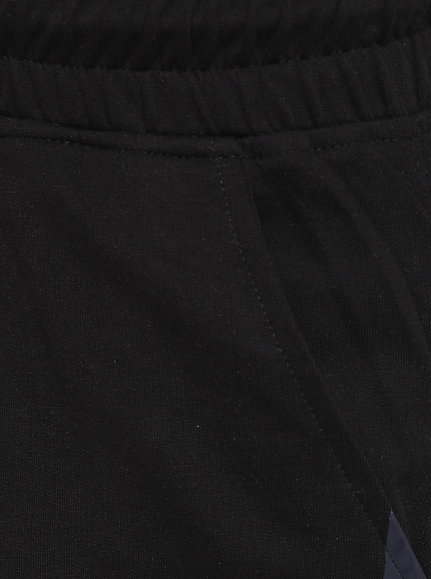 Black Solid Slim Fit Shorts | JadeBlue