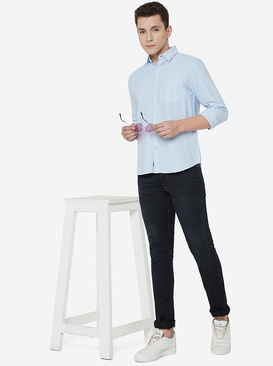 Dark Blue Washed Slim Fit Jeans | JadeBlue