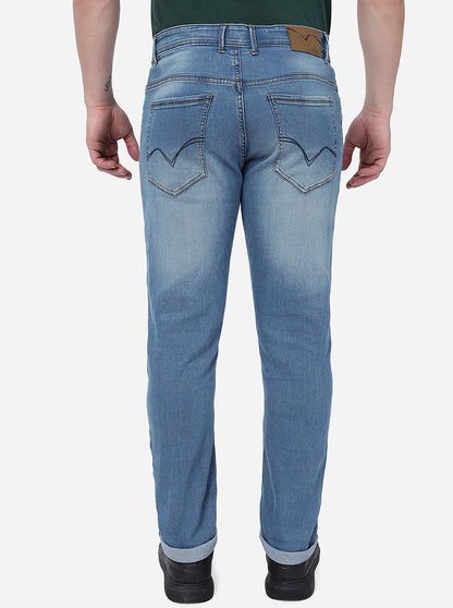 River Blue Washed Straight Fit Jeans | JadeBlue