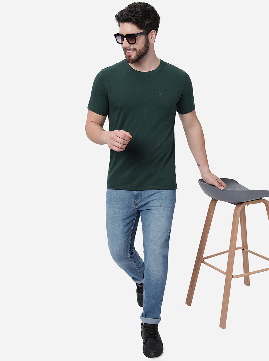 River Blue Washed Straight Fit Jeans | JadeBlue