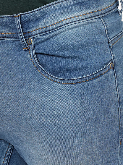 River Blue Washed Straight Fit Jeans | JadeBlue