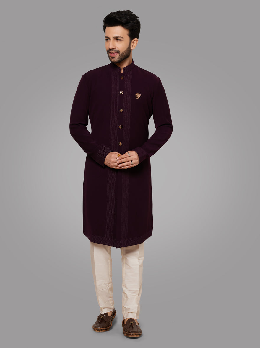 Wine Kurta Pajama | TULA