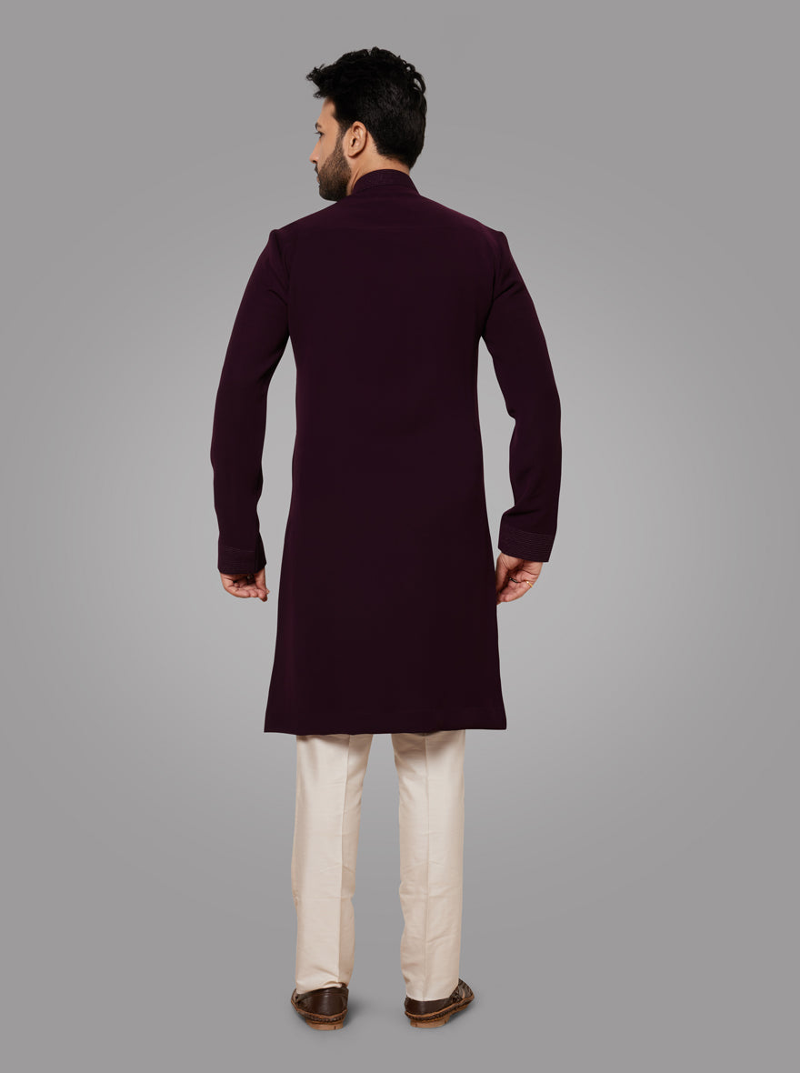 Wine Kurta Pajama | TULA