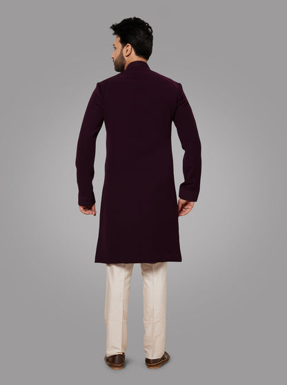 Wine Kurta Pajama | TULA