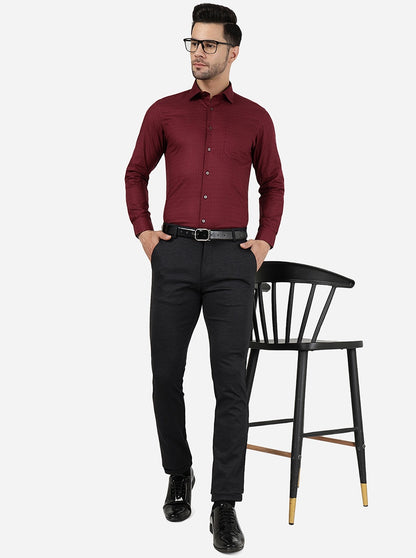 Black Solid Slim Fit Club Wear Trouser | JB Studio