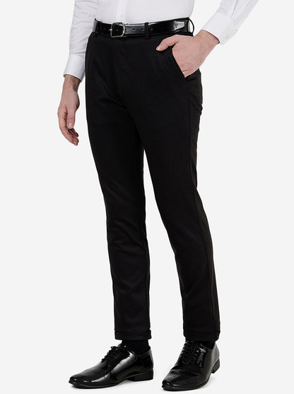 Coffee Brown Solid Slim Fit Club Wear Trouser | JB Studio