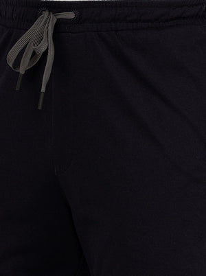 Navy Blue Solid Regular Fit Track Pant | JadeBlue
