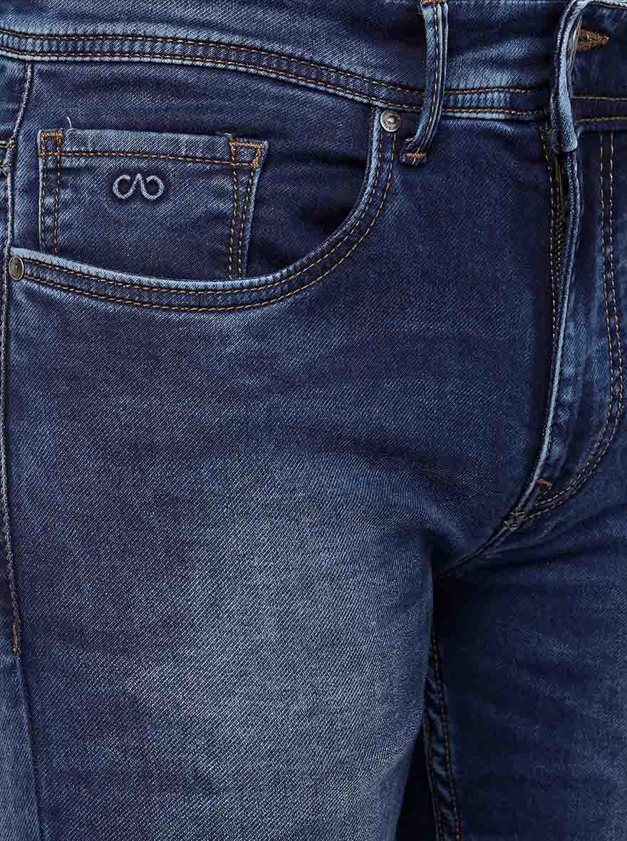 River Blue Solid Slim Fit Jeans | JadeBlue