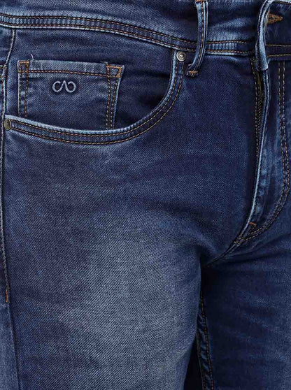 River Blue Solid Slim Fit Jeans | JadeBlue