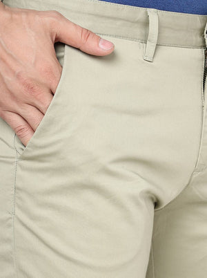 Pista Solid Uno Fit Casual Trouser | JadeBlue