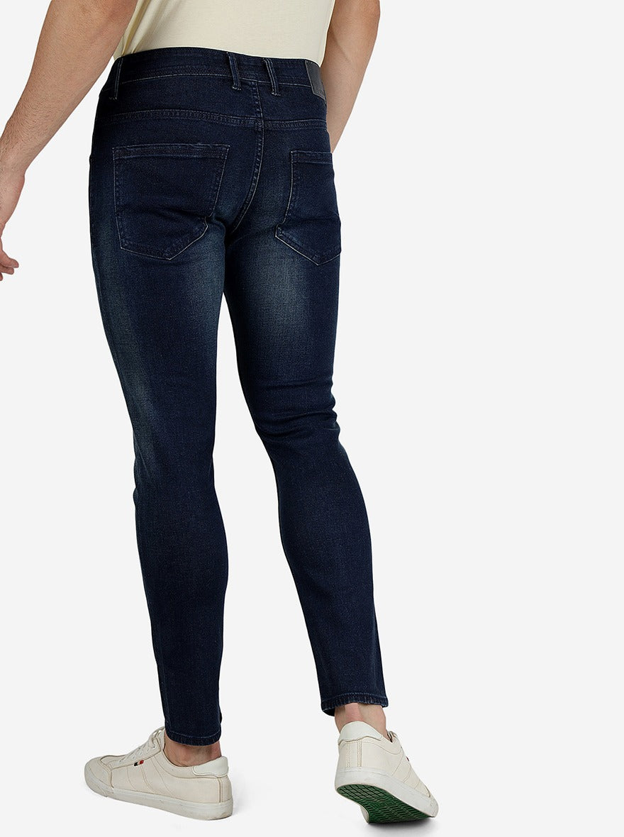 Denim Blue Washed Urban Fit Jeans | Greenfibre