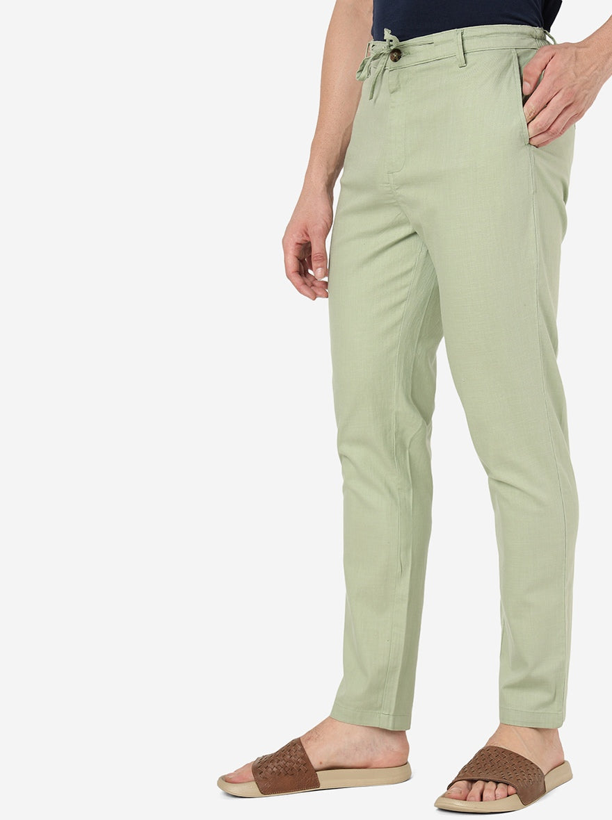 RIZYA Slim Fit Men Light Green Trousers - Buy RIZYA Slim Fit Men Light  Green Trousers Online at Best Prices in India | Flipkart.com