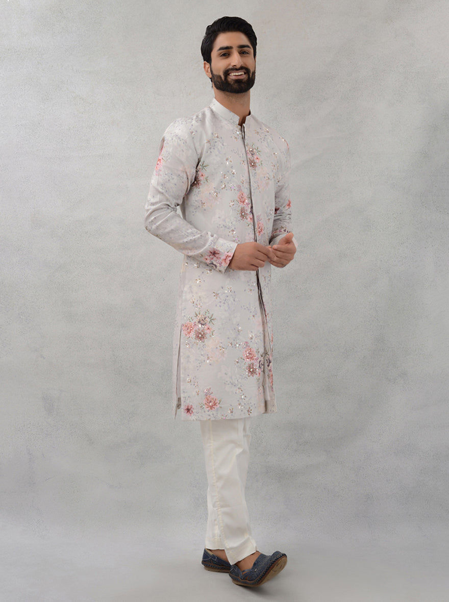 Grey Kurta Pajama | TULA