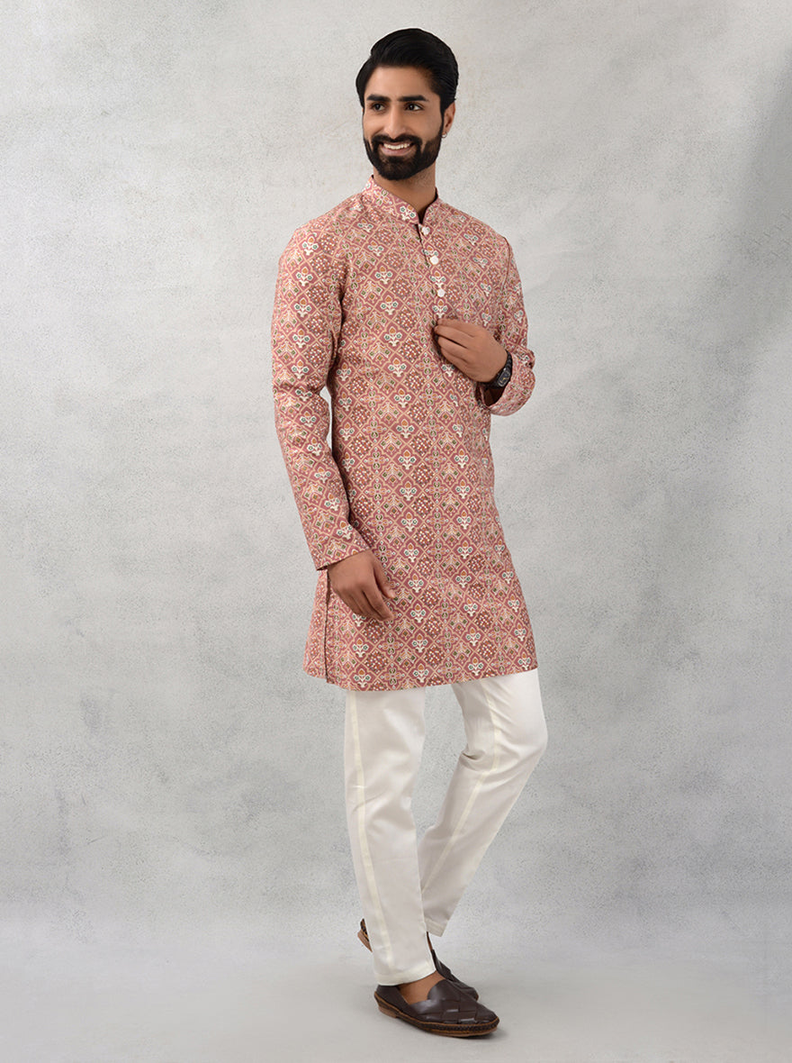 Onion Pink Kurta Pajama | TULA