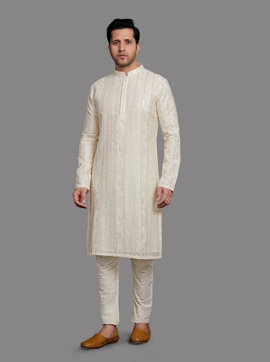 White Kurta Pajama | TULA