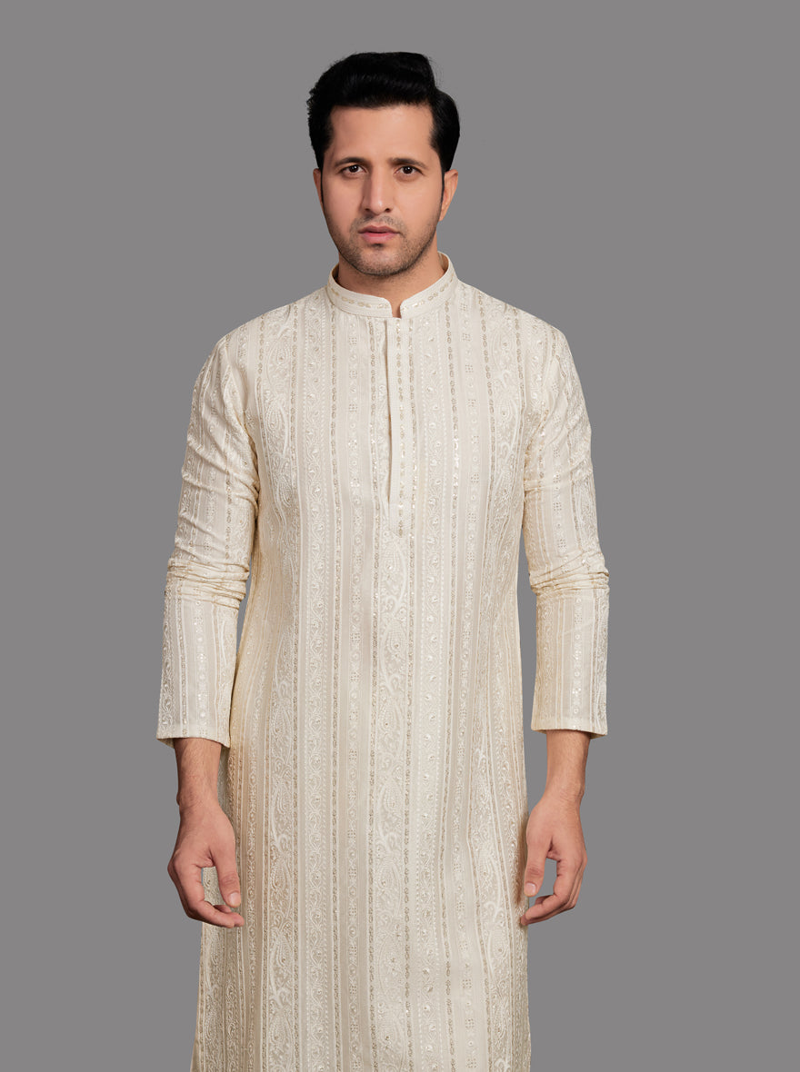 White Kurta Pajama | TULA