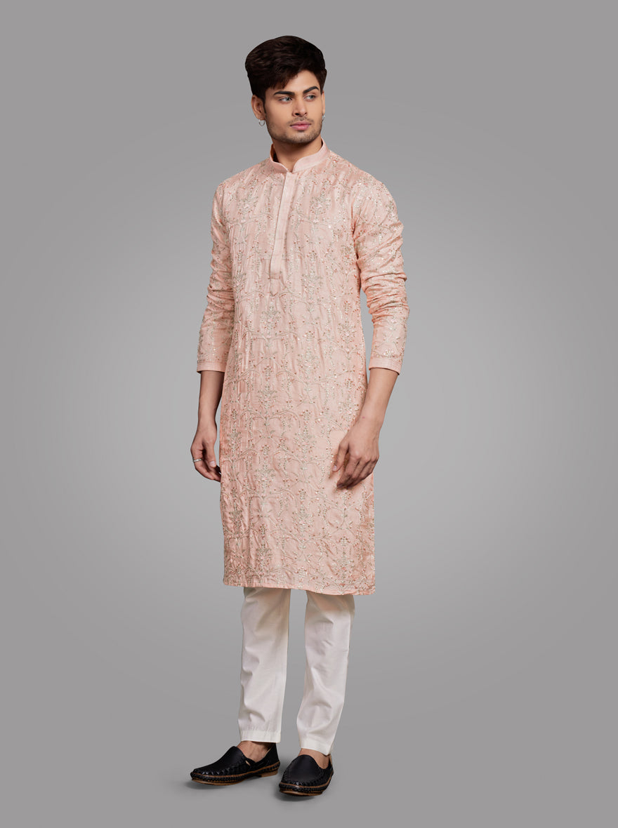 Peach Kurta Pajama | TULA