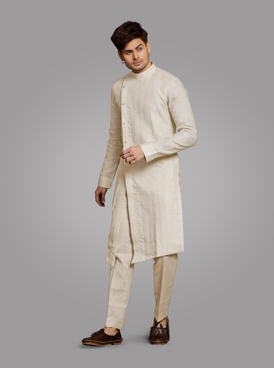 Natural Beige Kurta Pajama | TULA