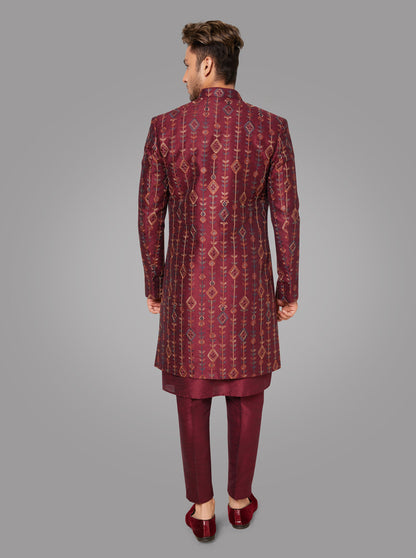 Maroon Indowestern | Azania