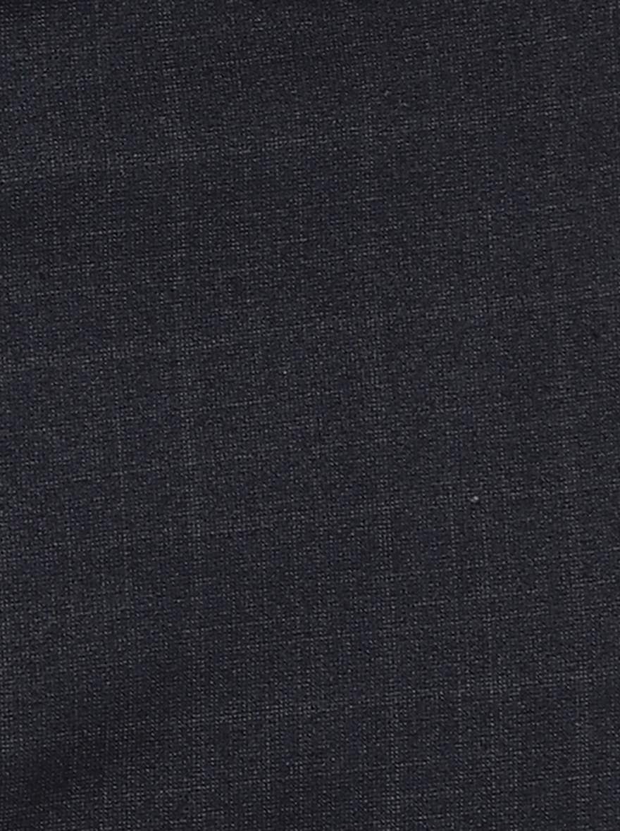 Navy Blue Solid Uno Fit Casual Trouser | JadeBlue