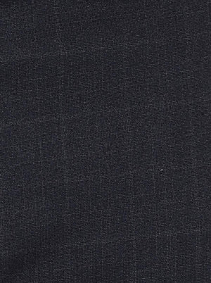 Navy Blue Solid Uno Fit Casual Trouser | JadeBlue