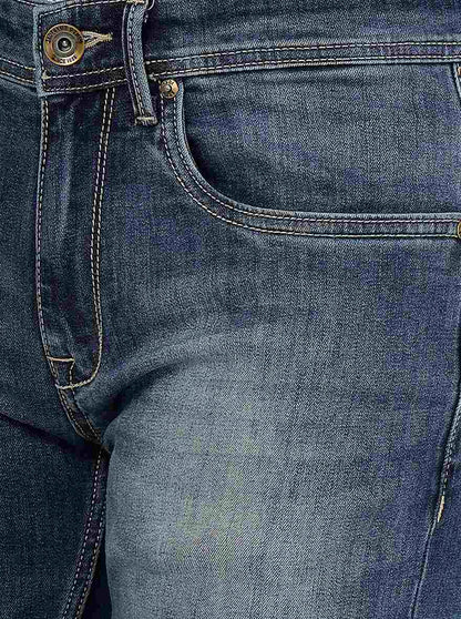 Sky Blue Washed Slim Fit Jeans | JadeBlue