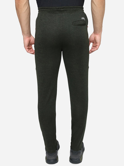 Olive Solid Slim Fit Track Pant | Jade Play