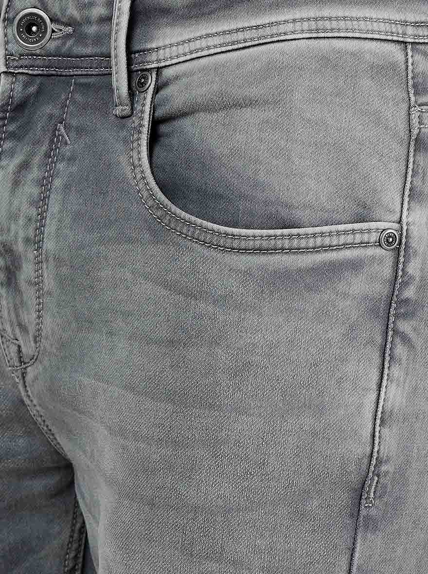Wild Grey Washed Rider Fit Jeans | JadeBlue