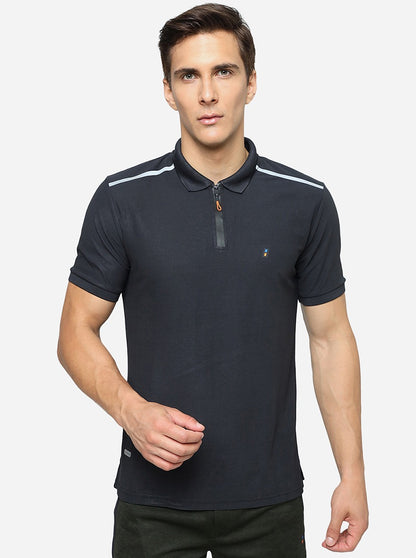 Black Solid Slim Fit T-Shirt | Jade Play