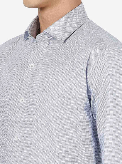 Light Blue Solid Regular fit Formal Shirt | JadeBlue
