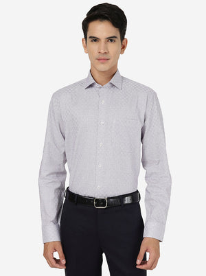 Light Purple Solid Regular fit Formal Shirt | JadeBlue