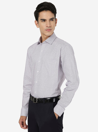 Light Purple Solid Regular fit Formal Shirt | JadeBlue